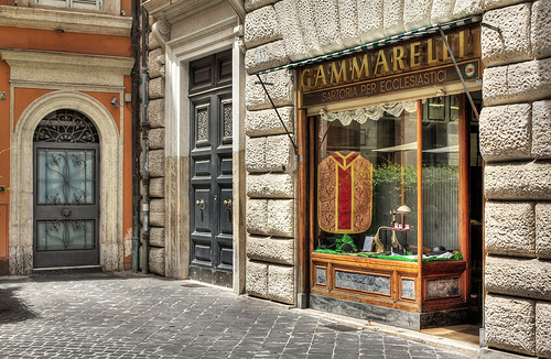 Boutique Gammarelli à Rome